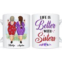Personalized Gift For Friends Life Is Better Mug 26156 thumb 1