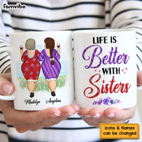 Personalized Gift For Friends Life Is Better Mug 26156 thumb 1