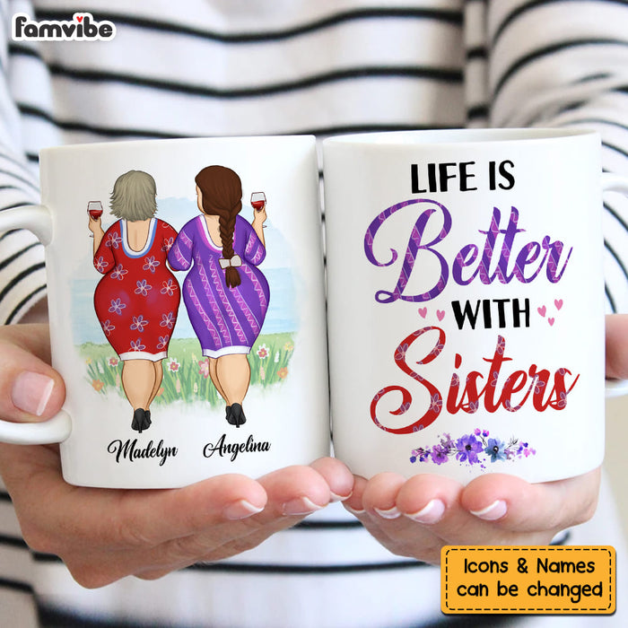 Personalized Gift For Friends Life Is Better Mug 26156 1