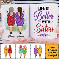Personalized Gift For Friends Life Is Better Mug 26156 thumb 1