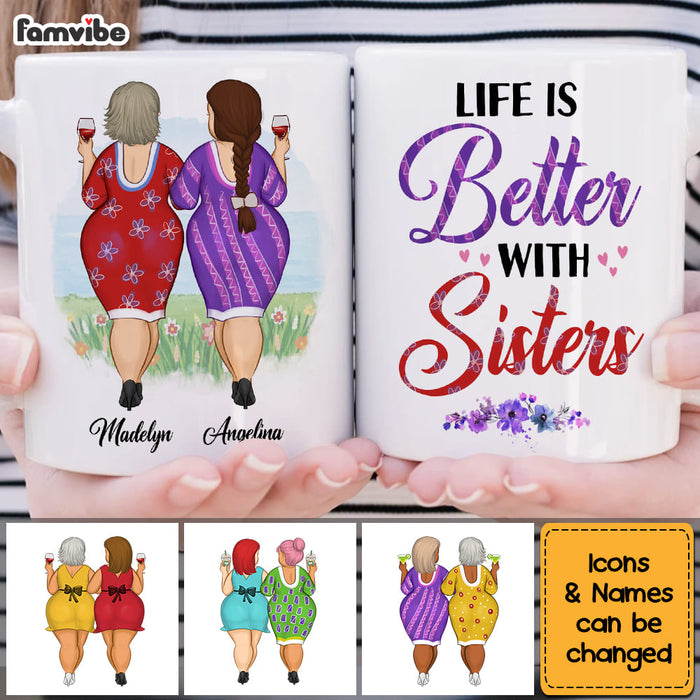 Personalized Gift For Friends Life Is Better Mug 26156 1