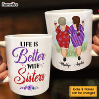 Personalized Gift For Friends Life Is Better Mug 26156 thumb 1