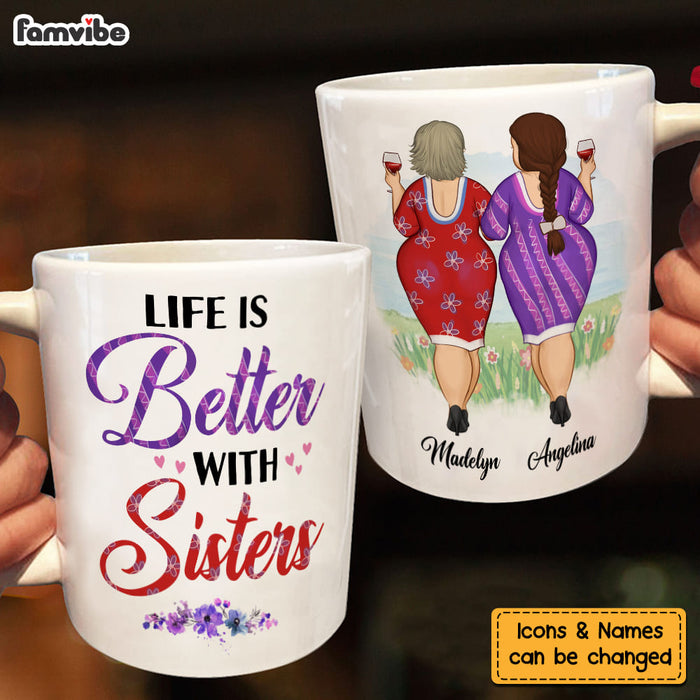 Personalized Gift For Friends Life Is Better Mug 26156 1