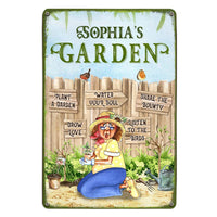 Personalized Plant A Garden Metal Sign 26161 thumb 1