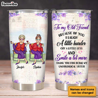 Personalized Gift for Friends Smile A Lot More Steel Tumbler 25463 26168 thumb 1