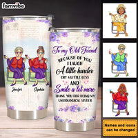 Personalized Gift for Friends Smile A Lot More Steel Tumbler 25463 26168 thumb 1