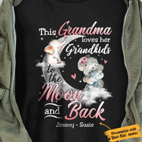 Personalized Grandma Elephant T Shirt JN152 95O34 thumb 1