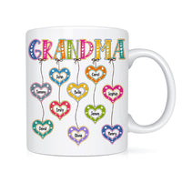 Personalized Gift for Grandma Dangles Heart Mug 26170 thumb 1