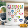 Personalized Gift for Grandma Dangles Heart Mug 26170 1