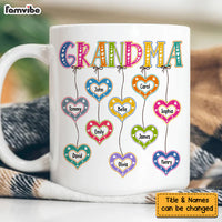 Personalized Gift for Grandma Dangles Heart Mug 26170 thumb 1