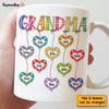 Personalized Gift for Grandma Dangles Heart Mug 26170 1