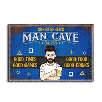 Personalized Gift For Husband Dad Grandpa Man Cave Metal Sign 26172 thumb 1