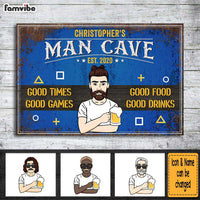 Personalized Gift For Husband Dad Grandpa Man Cave Metal Sign 26172 thumb 1