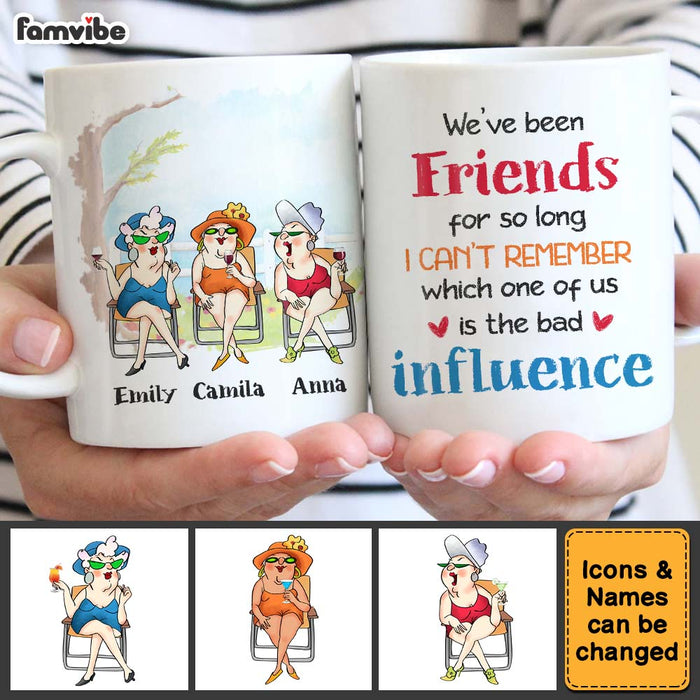 Personalized Gift For Old Friends The Bad Influence Friend Mug 26176 1