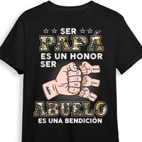 Personalized Gift For Dad Grandpa Spanish Camo Shirt - Hoodie - Sweatshirt 26182 thumb 1