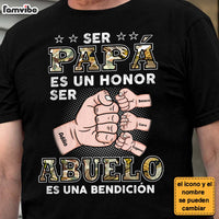 Personalized Gift For Dad Grandpa Spanish Camo Shirt - Hoodie - Sweatshirt 26182 thumb 1