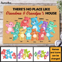 Personalized Gift For Grandparents House Colorful Bears Doormat 26183 thumb 1