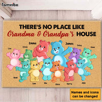 Personalized Gift For Grandparents House Colorful Bears Doormat 26183 thumb 1