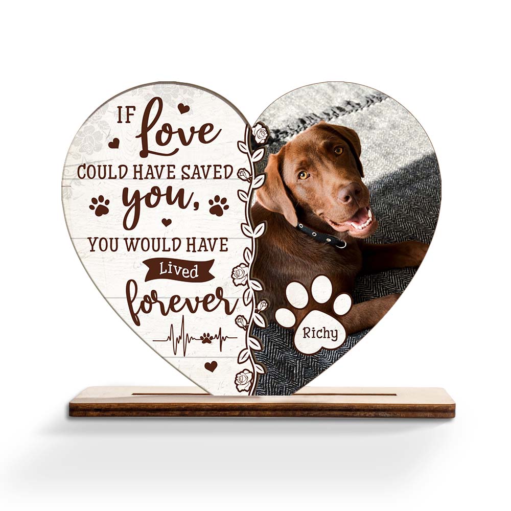 Personalized Gift For Pet Memorial Wood Plaque 26184 Primary Mockup
