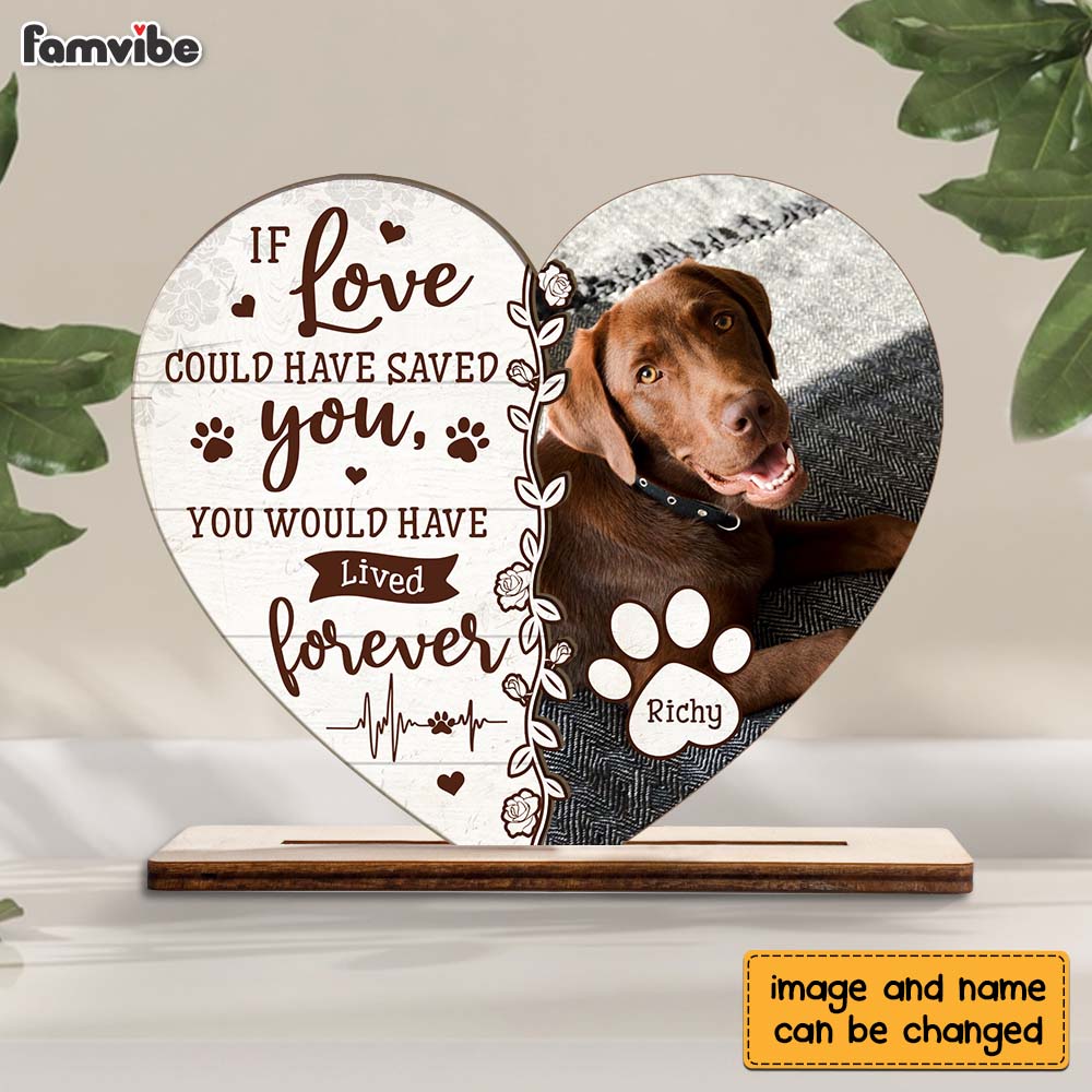 Personalized Gift For Pet Memorial Wood Plaque 26184 Primary Mockup