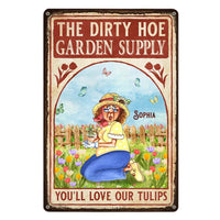 Personalized You'll Love Our Tulips Metal Sign 26188 thumb 1