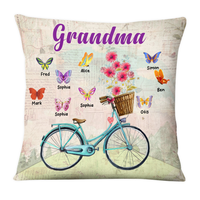 Personalized Gift For Grandma Butterflies Pillow 26189 thumb 1