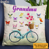 Personalized Gift For Grandma Butterflies Pillow 26189 thumb 1