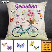 Personalized Gift For Grandma Butterflies Pillow 26189 thumb 1
