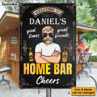 Personalized Gift For Dad Grandpa Home Bar Metal Sign 26192 thumb 1