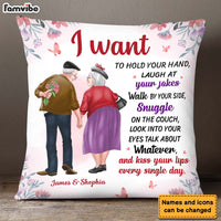 Personalized Gift For Old Couple A True Love Story Pillow 26196 thumb 1