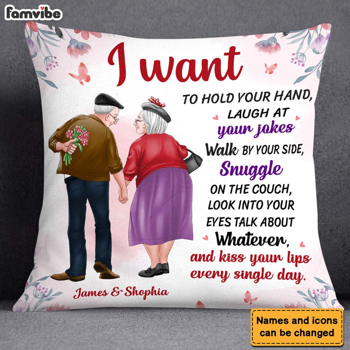 Personalized Gift For Old Couple A True Love Story Pillow 26196 1