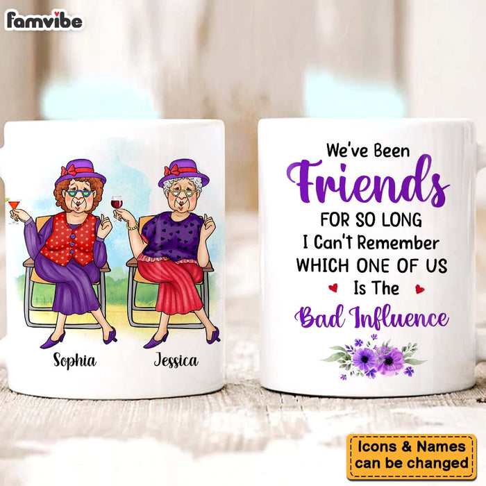 Personalized Gift For Old Friends Bad Influence Mug 26199 1