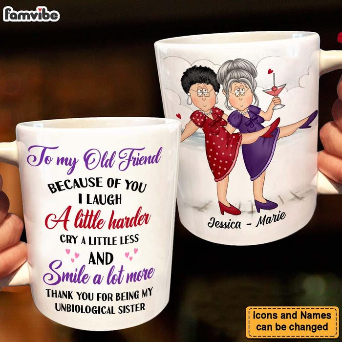 Dear Sister Thanks for being my Sister Funny Birthday Gift for Sister  Coffee Mug