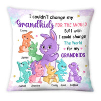Personalized Gift For Grandma Change The World For My Grandkids Pillow 26205 thumb 1