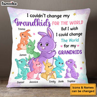 Personalized Gift For Grandma Change The World For My Grandkids Pillow 26205 thumb 1