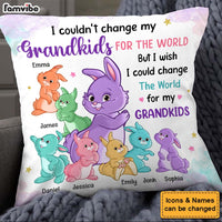 Personalized Gift For Grandma Change The World For My Grandkids Pillow 26205 thumb 1