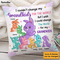 Personalized Gift For Grandma Change The World For My Grandkids Pillow 26205 thumb 1
