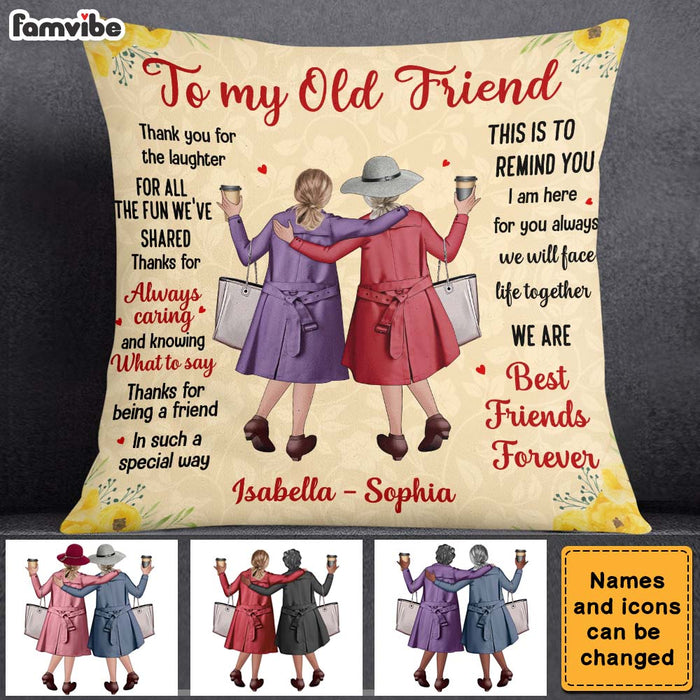 Personalized To My Old Friend Pillow OB182 36O28 26211 1