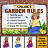 Personalized Gift For Grandma Garden Rules Metal Sign 26214 1