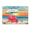 Personalized Gift For Couple We Build A Life We Love Canvas 26217 1