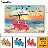 Personalized Gift For Couple We Build A Life We Love Canvas 26217 thumb 1