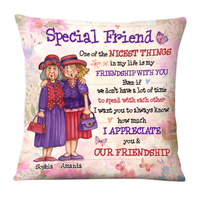 Personalized Gift For Friends I Appreciate You And Our Friendship Pillow 26228 thumb 1