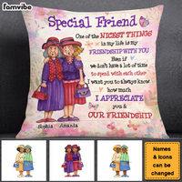 Personalized Gift For Friends I Appreciate You And Our Friendship Pillow 26228 thumb 1