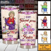 Personalized Gift For Grandma Crochet Yarn Steel Tumbler 26238 thumb 1