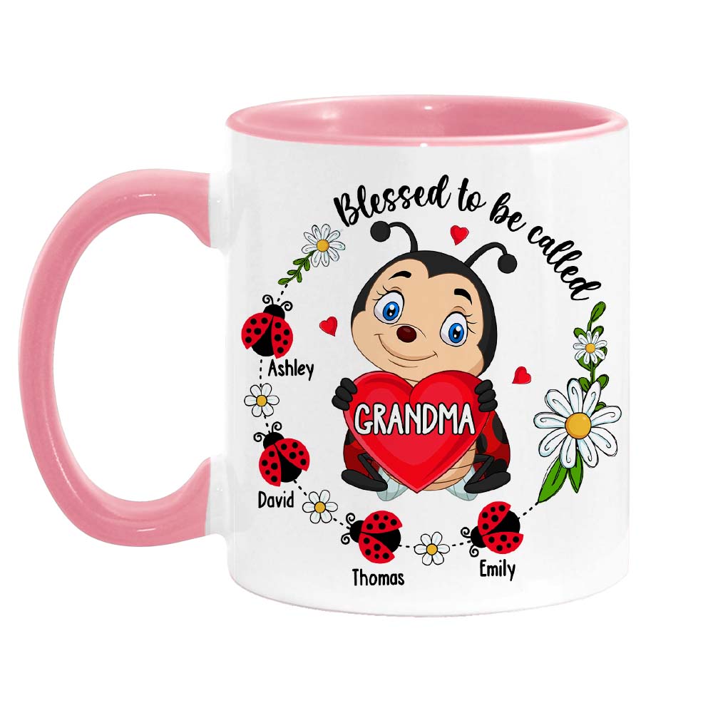 Personalized Blessed To Be Called Grandma Mug 26248 Primary Mockup