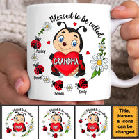 Personalized Blessed To Be Called Grandma Mug 26248 thumb 1