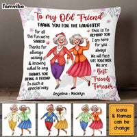 Personalized Gift For Senior Friends  Thank You Pillow 26253 thumb 1
