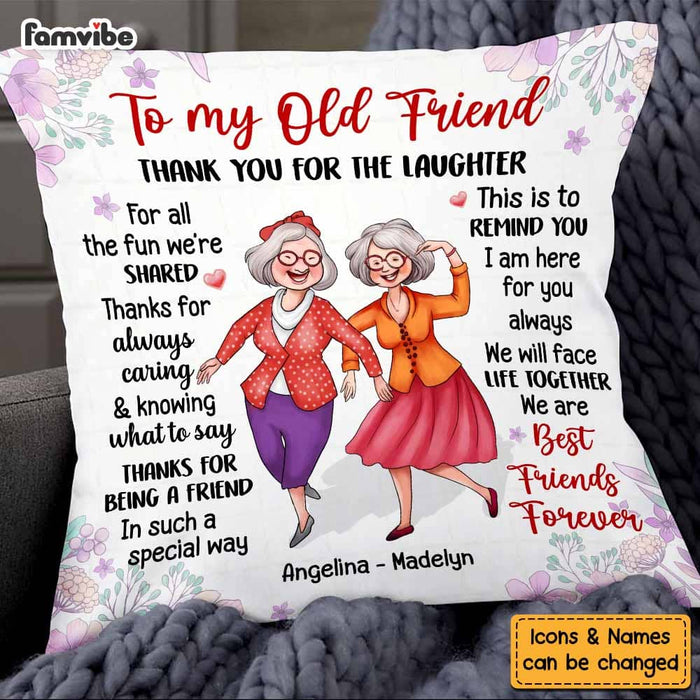 Personalized Gift For Senior Friends  Thank You Pillow 26253 1