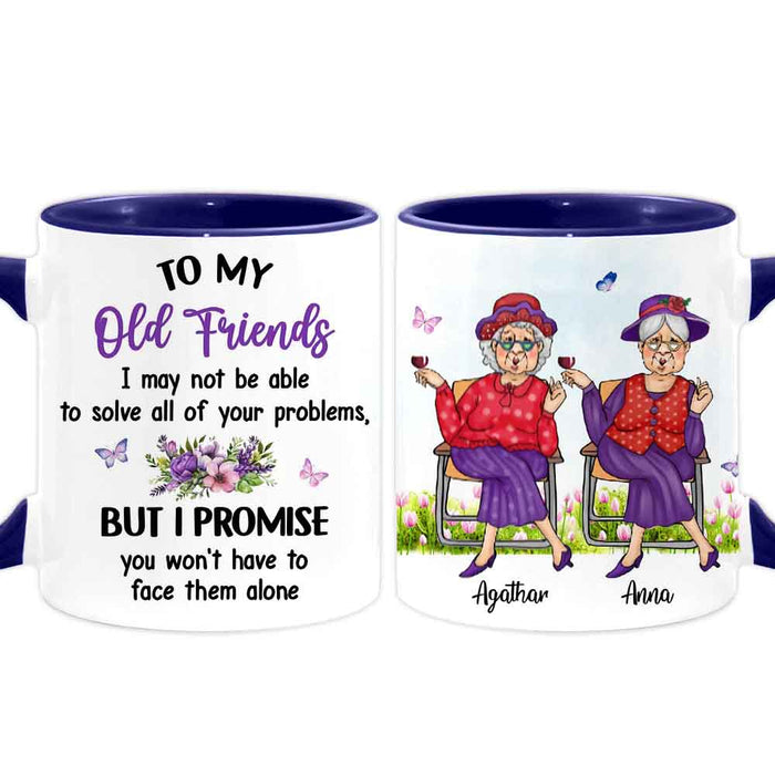Personalized Gift For Senior Friends You Won't Be Alone Mug 26262 1