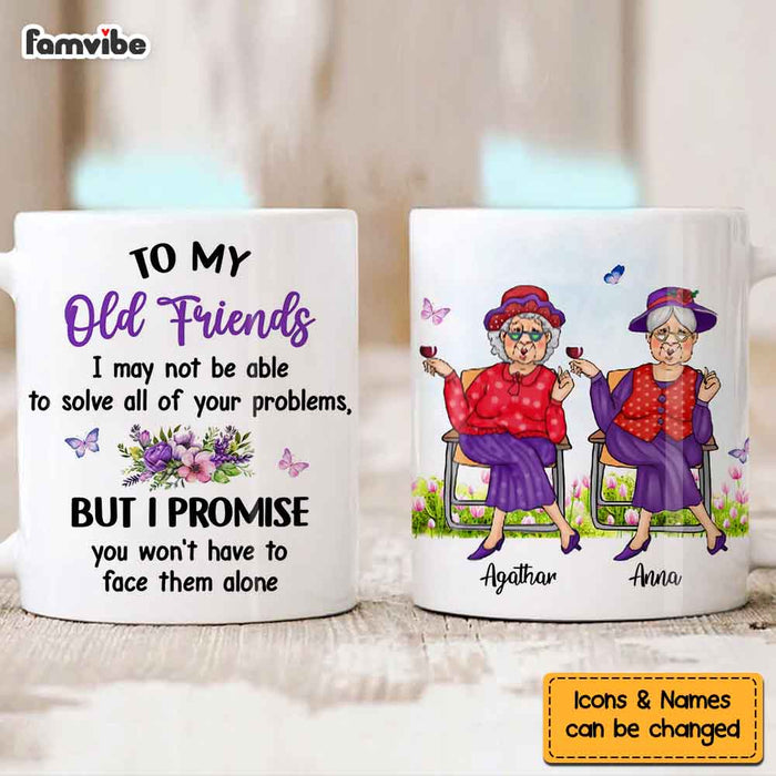Personalized Gift For Senior Friends You Won't Be Alone Mug 26262 1